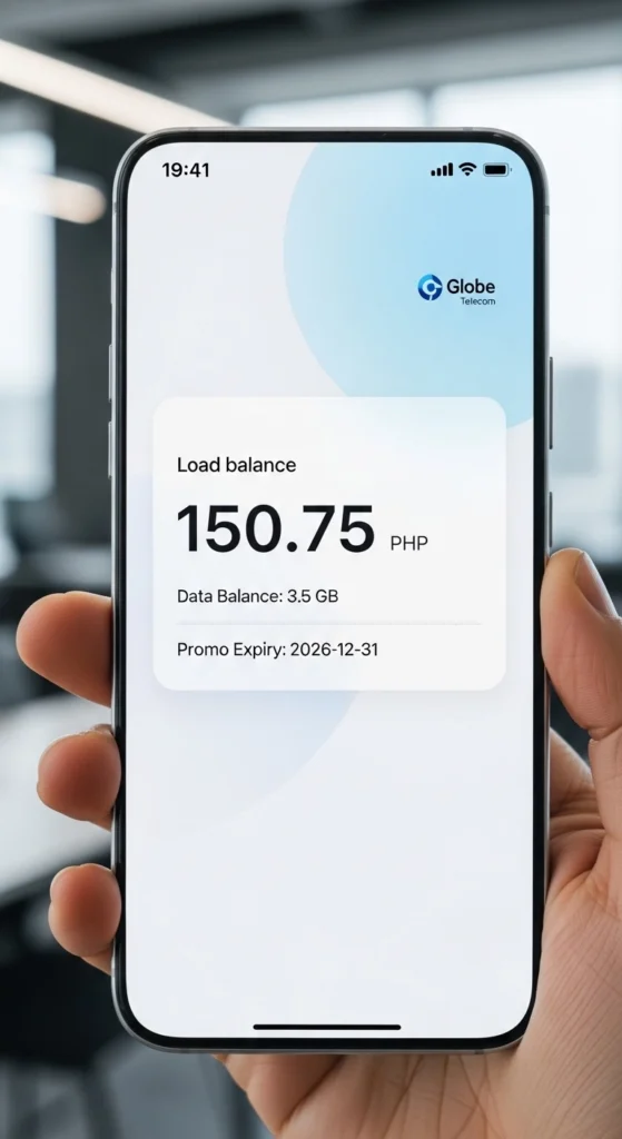 Check Balance in Globe Telecom