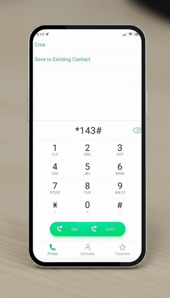 Dial *143#